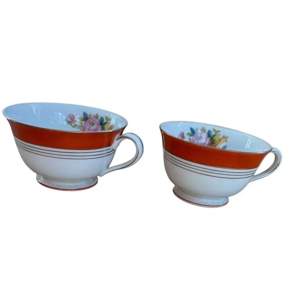 Noritake Tea cups N749 set‎ of 2 cups only